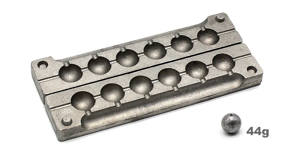 Dimatteo DIY Fishing Ball Sinker Mould DMTBASM/#5 Ball Sinker 44g 6 Cavities