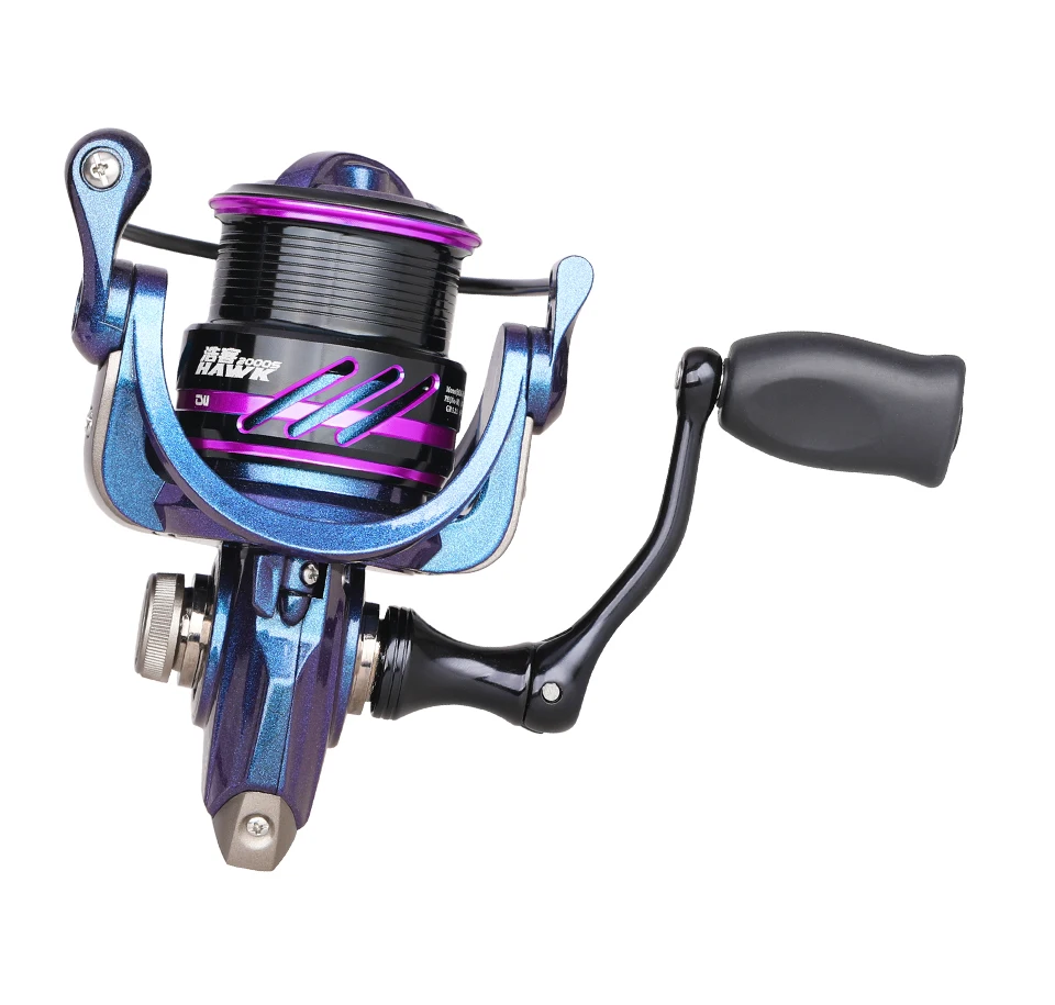 TSURINOYA Fishing Reel HAWK 2000S 2500S 3000S Shallow Spool Long Casting Freshwater Saltwater Ice Fishing Spinning Reel Bass