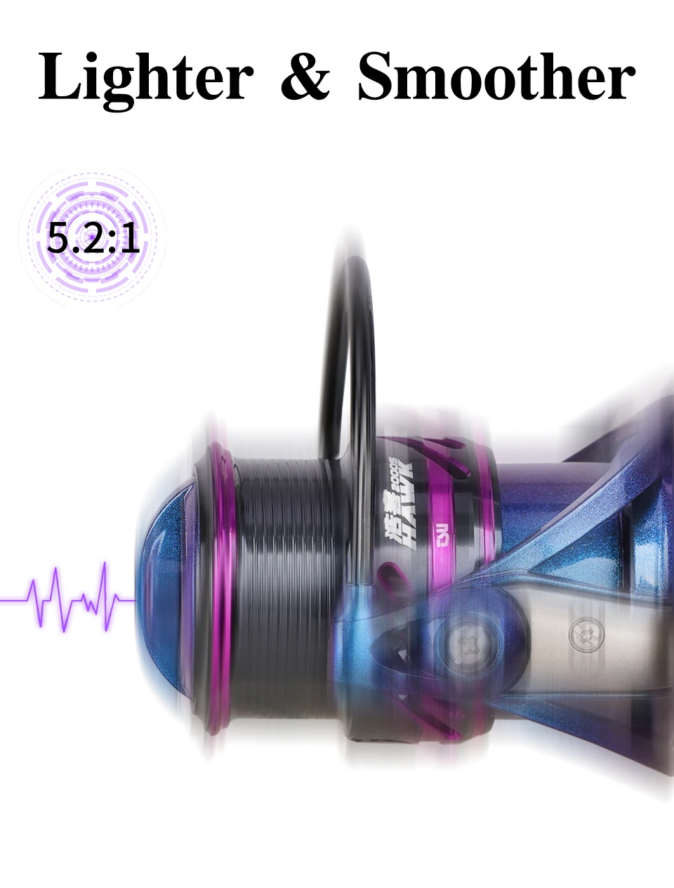 TSURINOYA Fishing Reel HAWK 2000S 2500S 3000S Shallow Spool Long Casting Freshwater Saltwater Ice Fishing Spinning Reel Bass