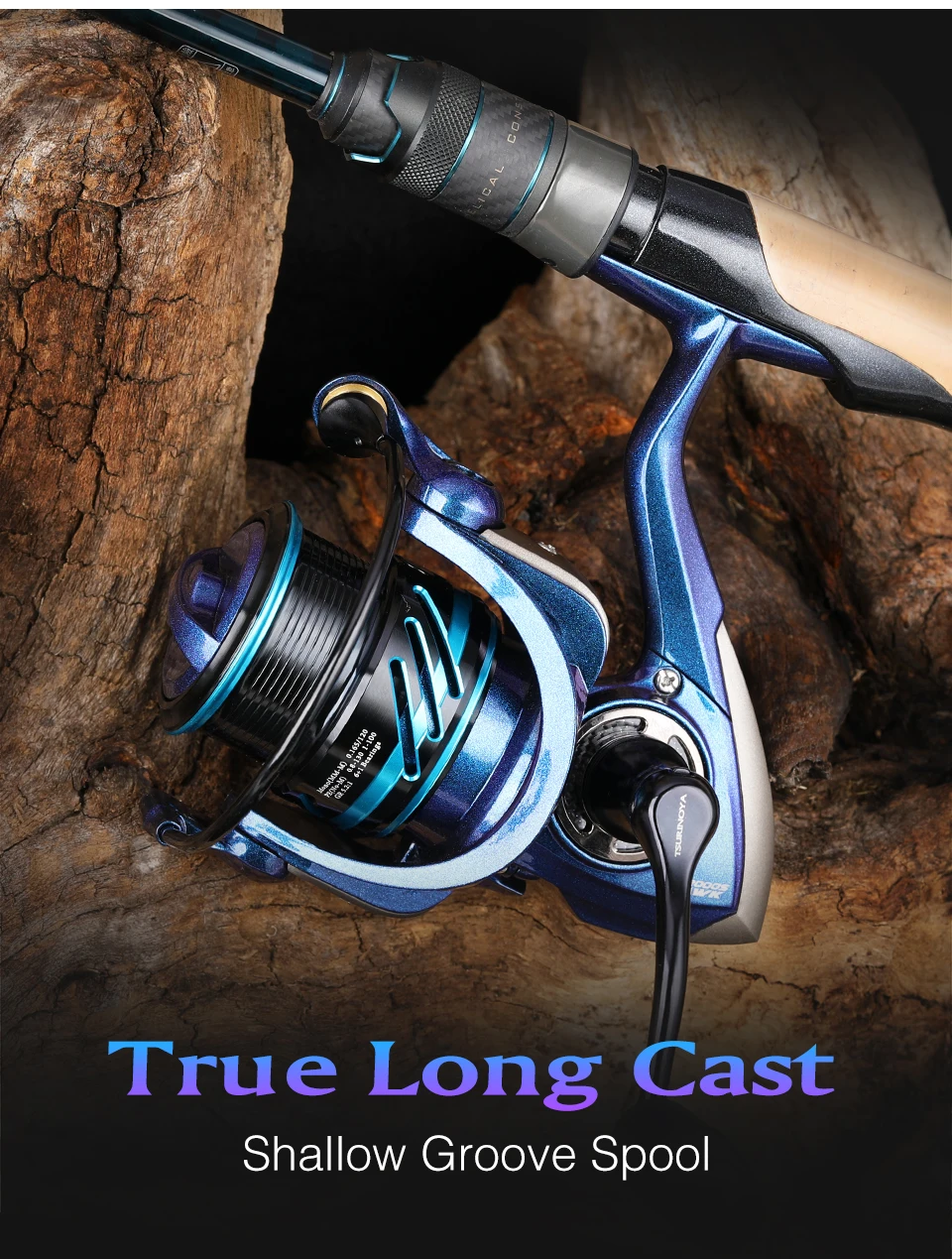 TSURINOYA Fishing Reel HAWK 2000S 2500S 3000S Shallow Spool Long Casting Freshwater Saltwater Ice Fishing Spinning Reel Bass