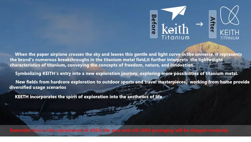 Keith Ti3030 Titanium Sports Water Bottle Ultralight Leakproof Outdoor Camping Hiking Bicycle Kettle Carry Ring 400ml 14.5 fl oz