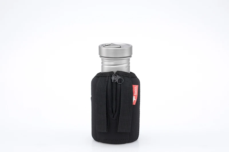 Keith Ti3030 Titanium Sports Water Bottle Ultralight Leakproof Outdoor Camping Hiking Bicycle Kettle Carry Ring 400ml 14.5 fl oz