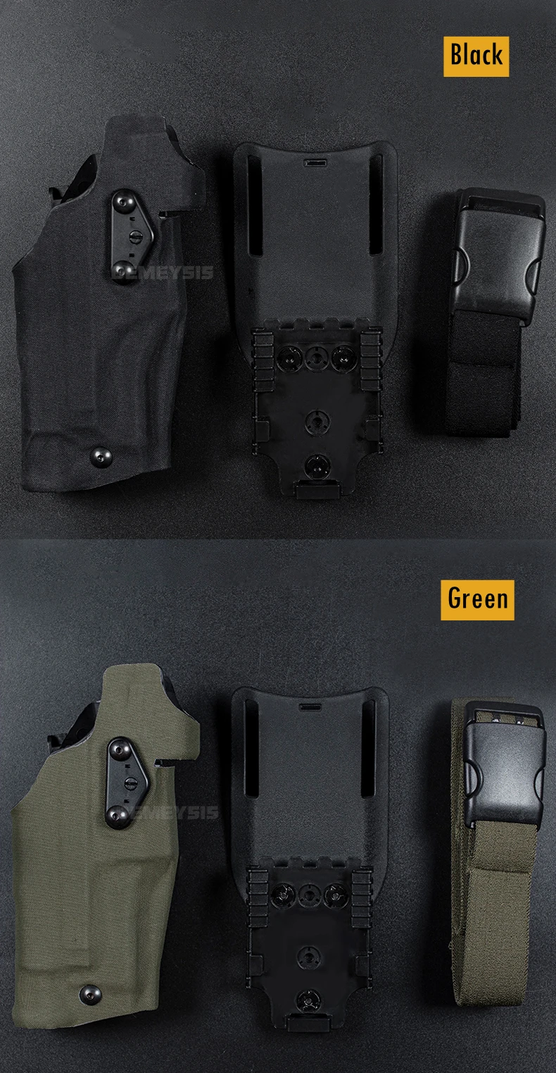 Tactical Pistol Holster for G17 Gen4 G19 with X300 X300U Light Quick Release Drop Leg Holsters Right Hand Airsoft Gun Carry