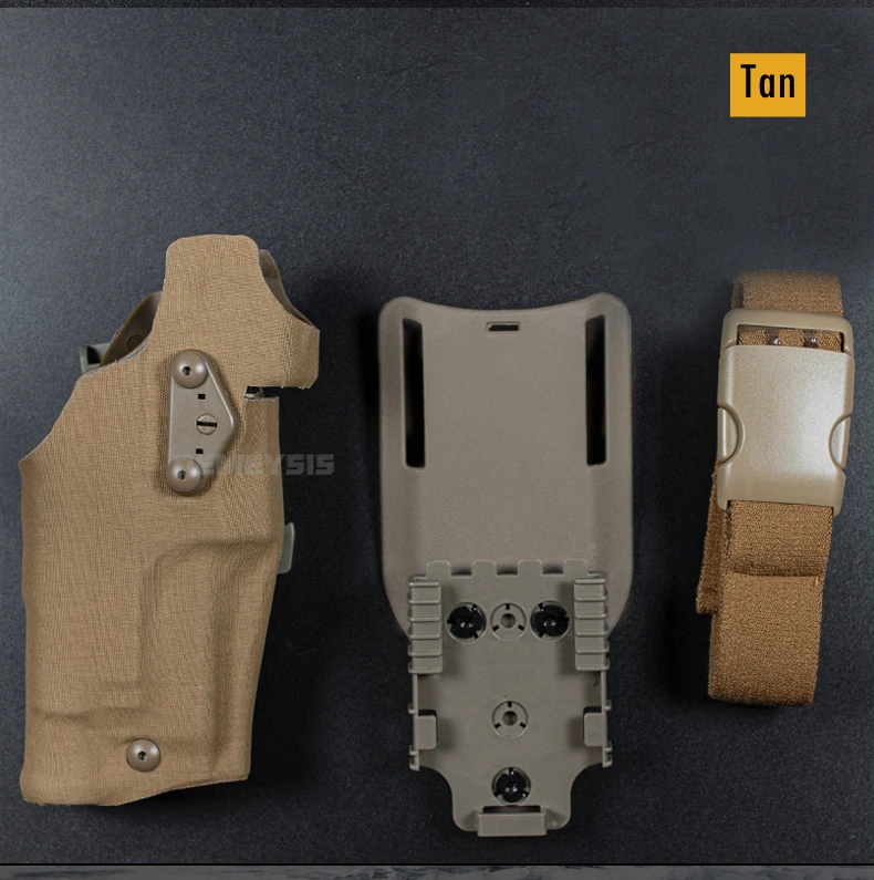 Tactical Pistol Holster for G17 Gen4 G19 with X300 X300U Light Quick Release Drop Leg Holsters Right Hand Airsoft Gun Carry
