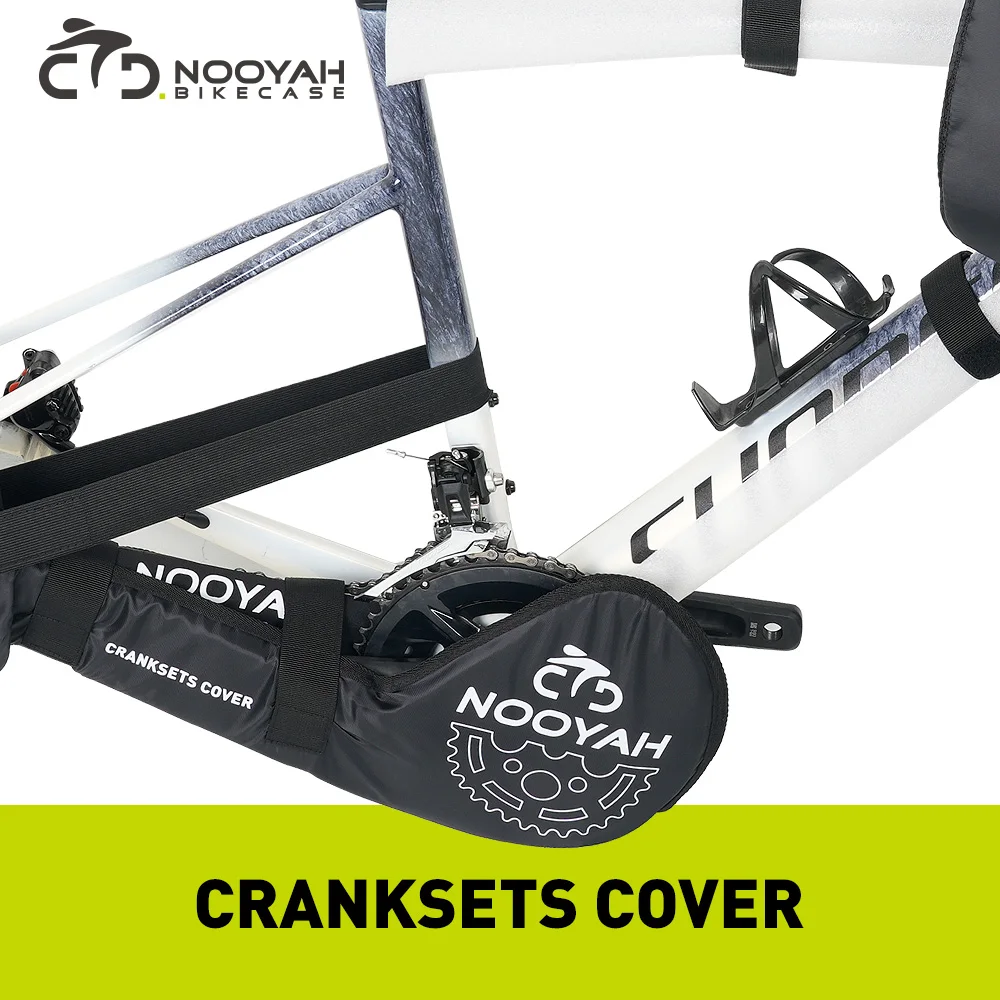 NOOYAH Bicycle Protection Kits Bike Frame Protective Set MTB Road Bike Accessories Transport Tool Bike Fork Chain Crankset Cover