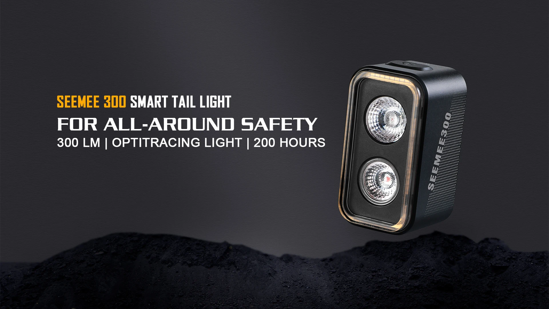 Magicshine SEEMEE 300 Bike Taillight,300 Lumen Bike Tail Light,5 Night & Daytime Modes,Smart Brake Sensor IPX6 Waterproof Light