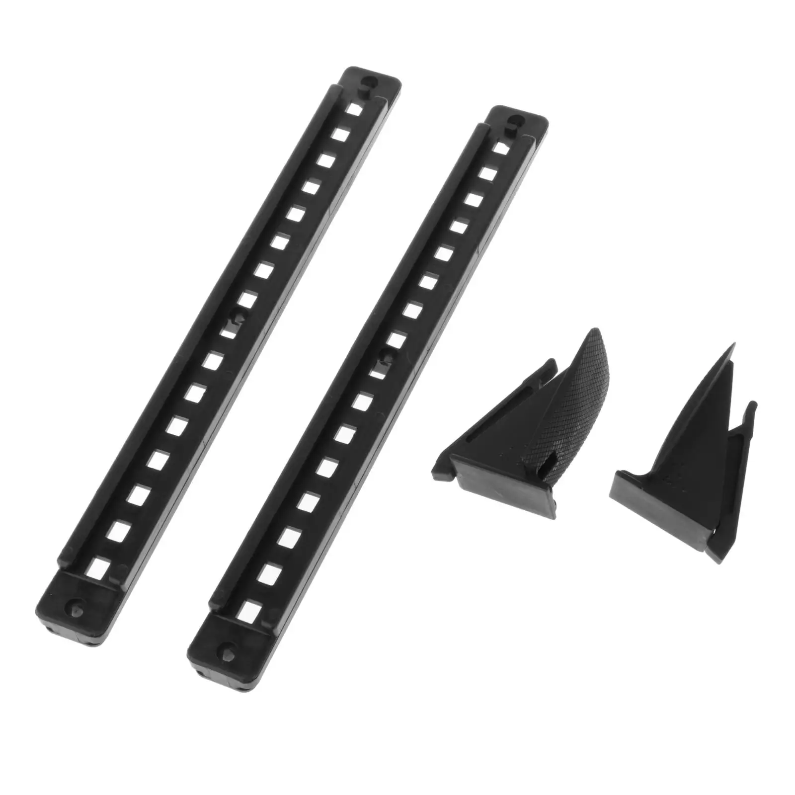Kayak Foot Pegs Replacement Parts Black Adjustable Easy To Install Foot Rest Kayak Parts And Accessories Footrest Nylon