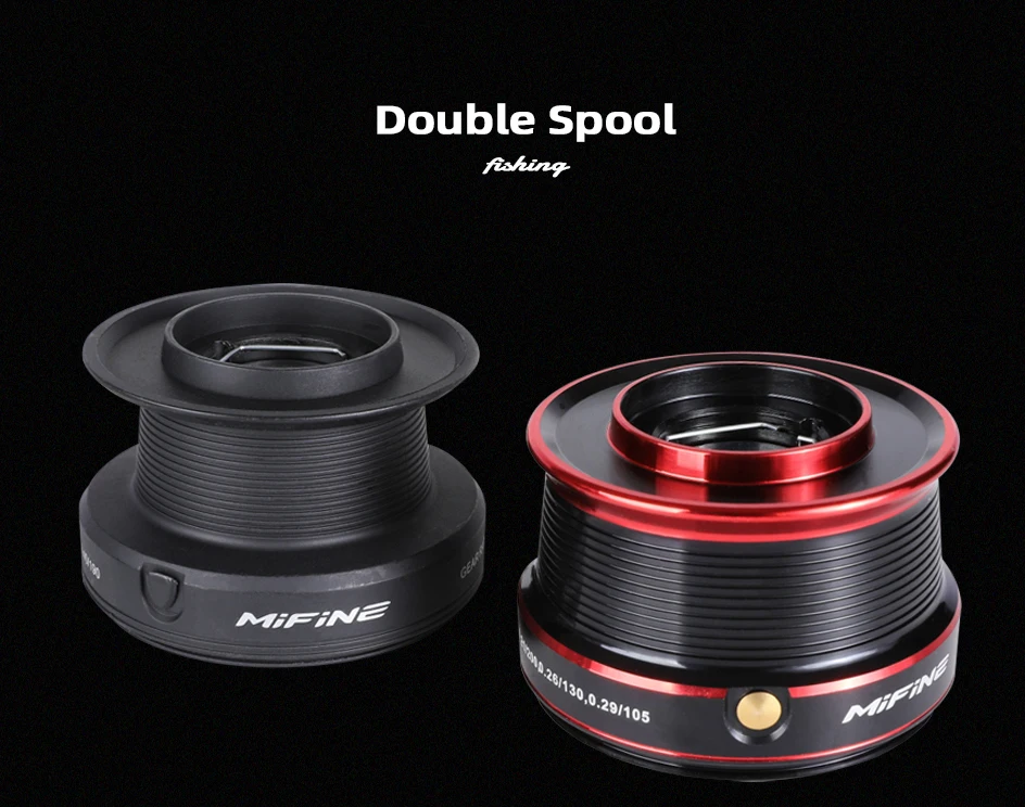 MIFINE KUDO Spinning Reel 10kg Max Drag Shallow/Deep Metal Spool 4.7:1 6+1BB Slow Pitch Reel Saltwater Wheel Fishing Accessories