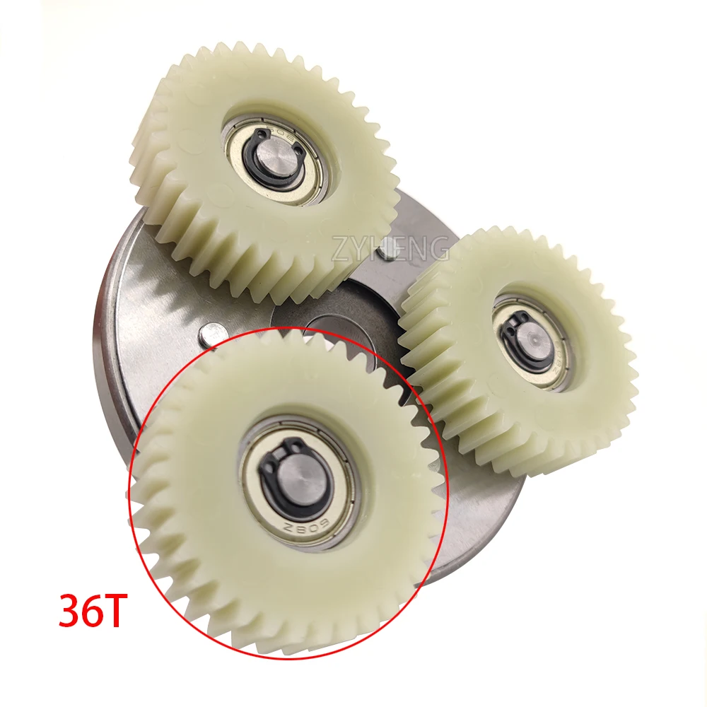 E Bike Motor Gear Clutch Kit 36T 47.3x13.5mm Planetary Gear with 88mm Clutch Set for Bafang Electric 500W Motor