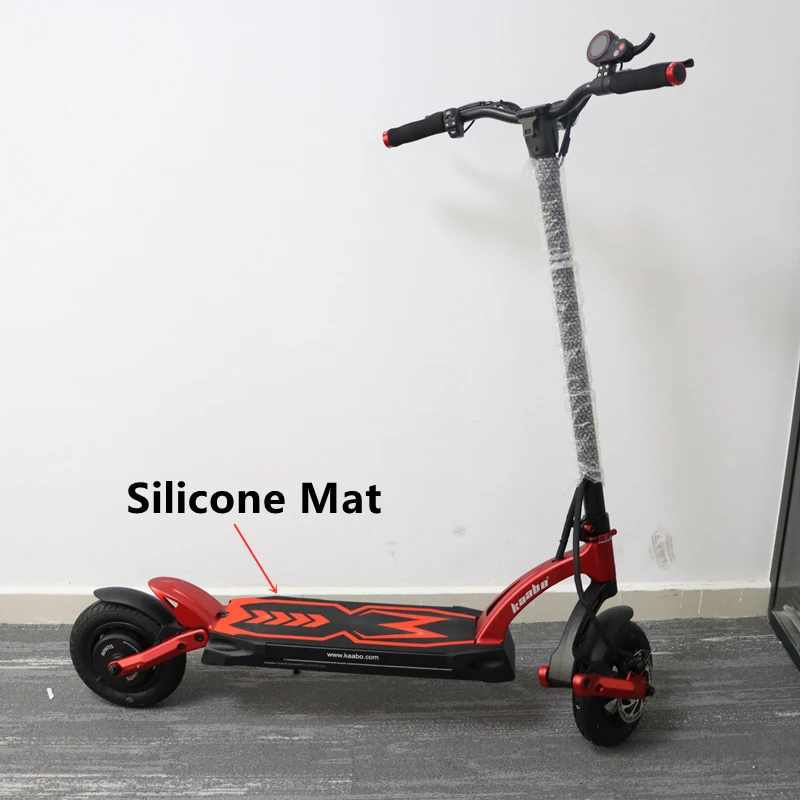 Original Kaabo Silicone Mat For Mantis 10/8 Electric Scooter Kickscooter Black Red Foot Deck Pedal Cover Carpet Pad Accessories