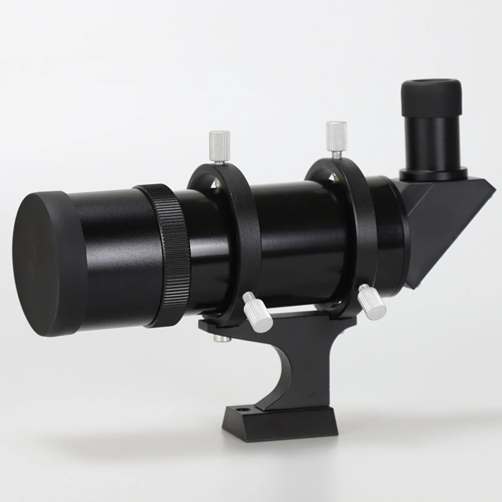 EYSDON 9x50mm Right Angle Correct-Image Finder Scope OTA with Clamping Guiding Rings Have Crosshair - #90862-1
