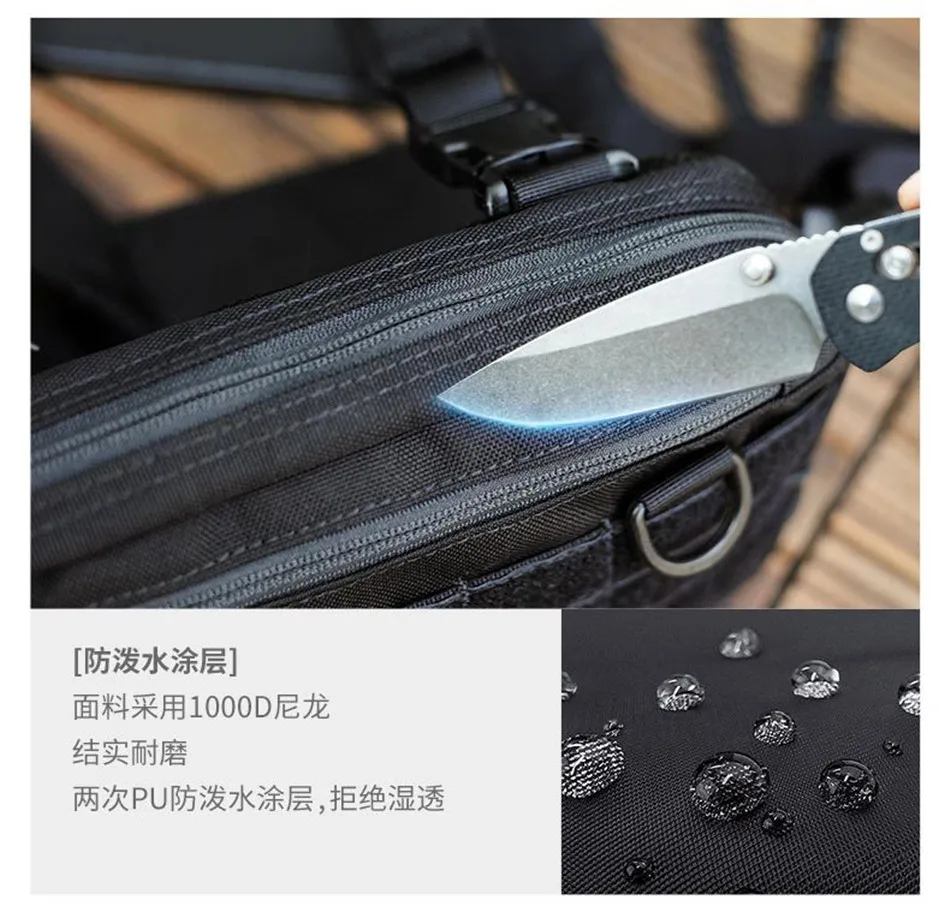 Outdoor Multifunctional Tactical Accessory Vest Bag Military Fan Hiking Chest Bag Fashion Casual Shoulder Packpack Mobile Wallet
