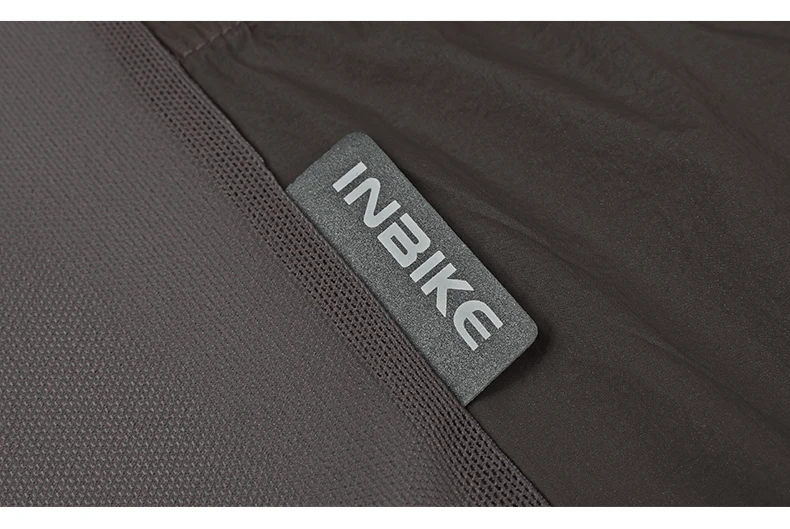 INBIKE Plus Men's Cycling Sleeveless Running Rain Jacket Lightweight MTB Biking Clothing Windbreakers Reflective With Pockets
