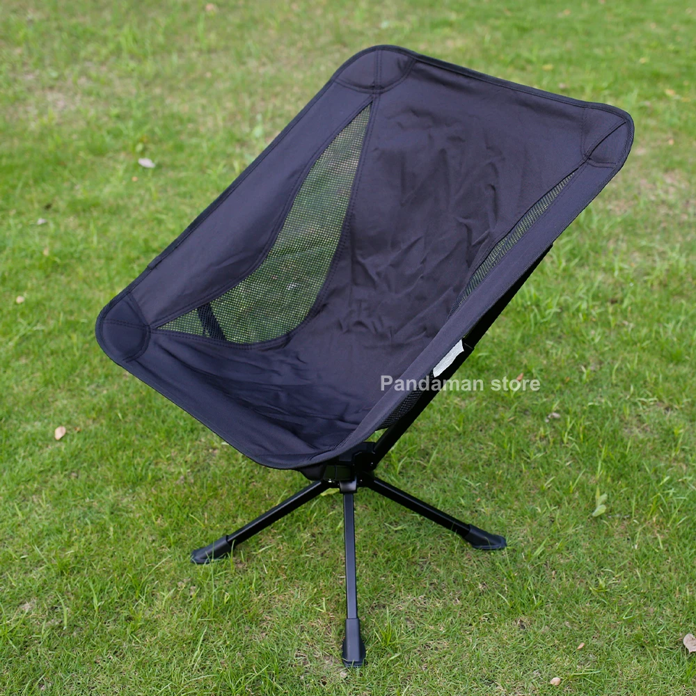 360 Degree Swivel Portable Chair Camping Small Compact Collapsible Folding Chair 5-Second Fast Open