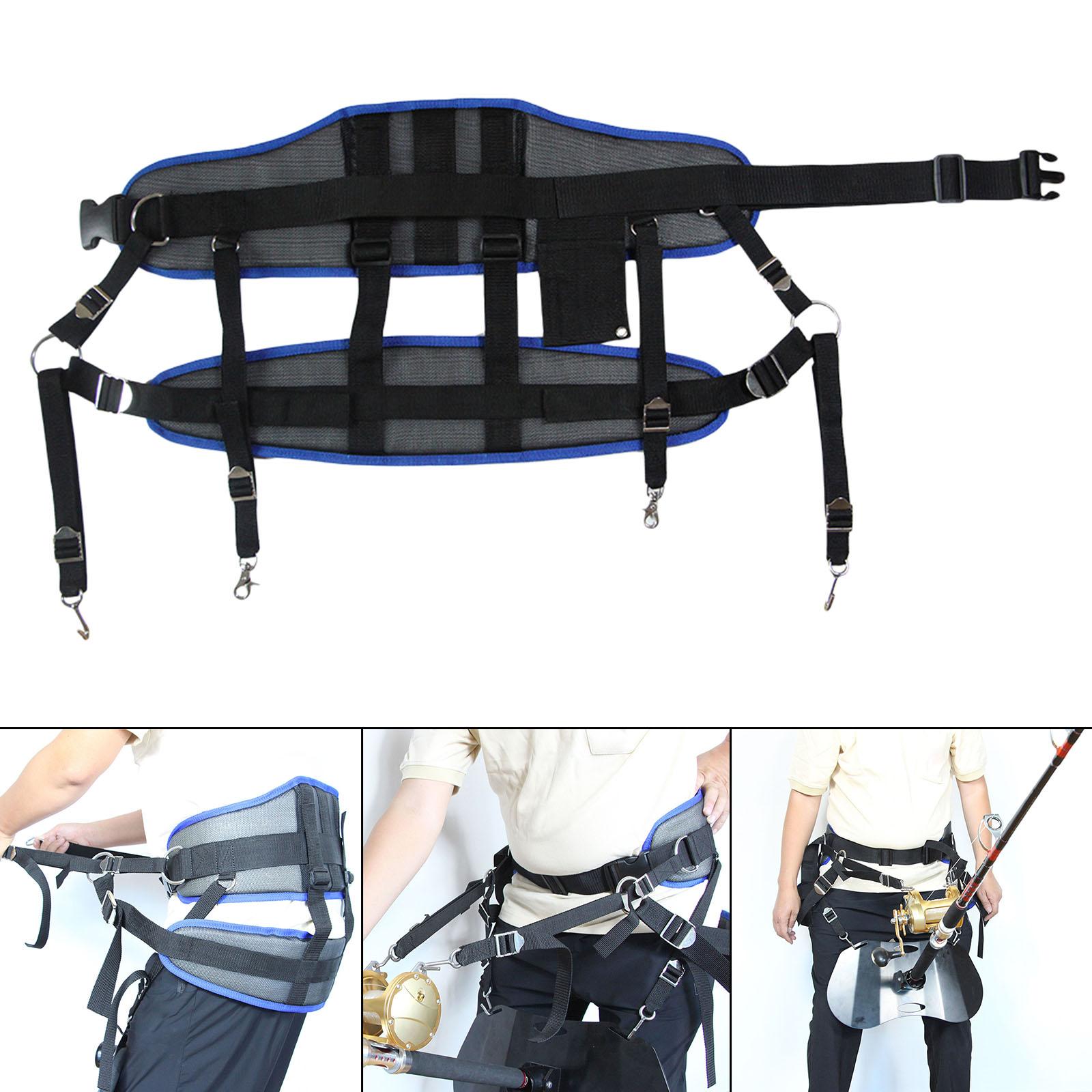 Fishing Vest Waist Belt Offshore Shoulder Back Sea Vest for Stand up Carp Fishing Kit