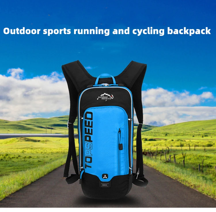 6L Cycling Reflective Bag Men's Women Riding Waterproof Breathable Bicycle Backpack Running Outdoor Bile With 2L Water Bag