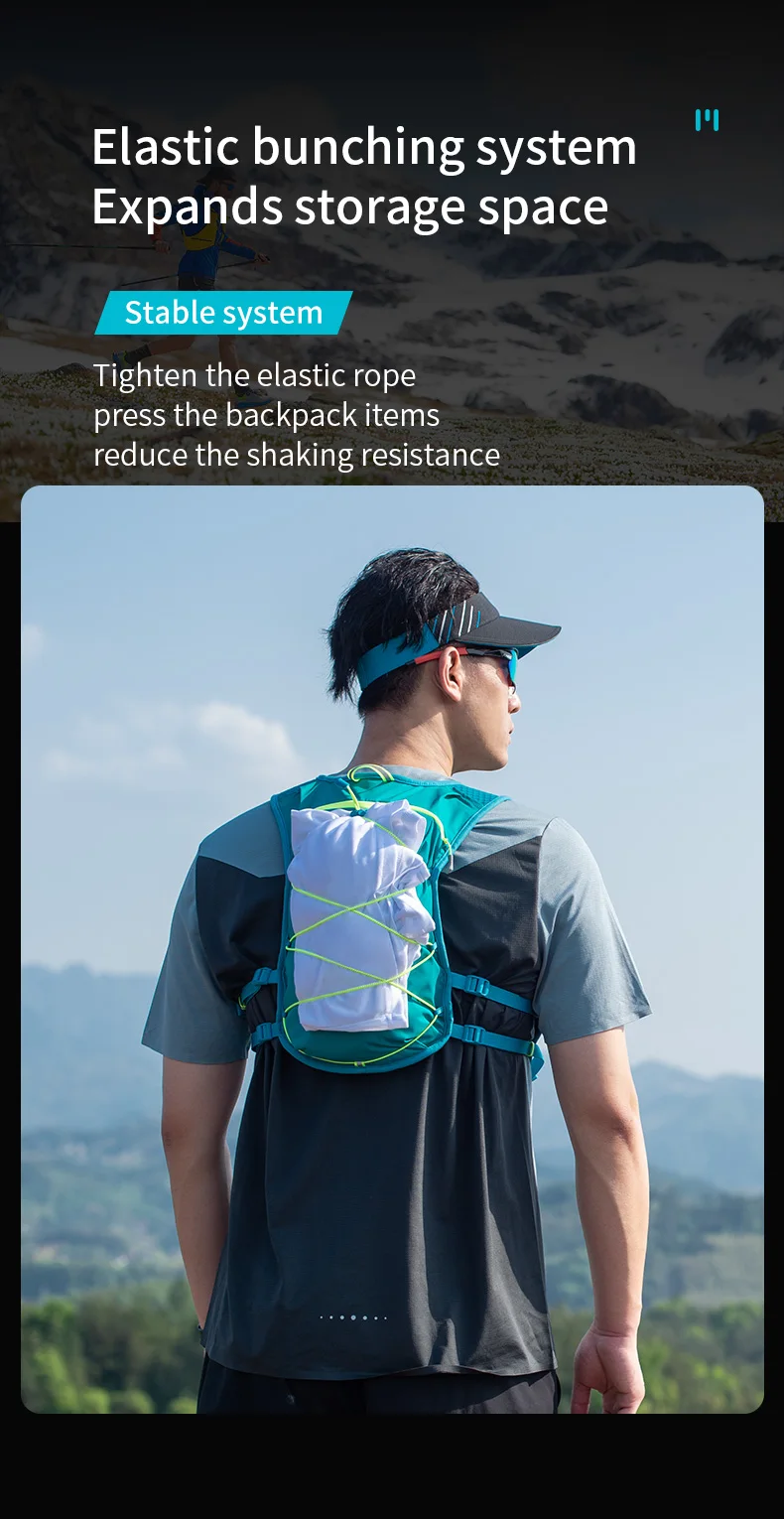 AONIJIE C9107 Outdoor Sports Cross-country Backpack Running Hydration Pack Rucksack Vest Bag For 68cm To 130cm Chest