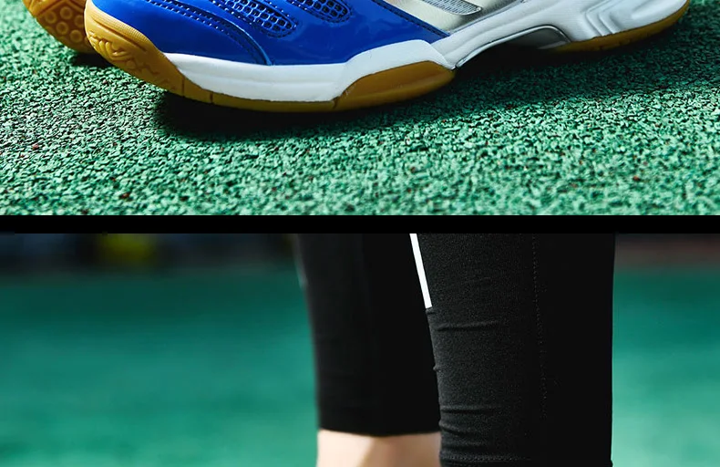 Men Badminton Shoes Table Tennis Shoes Volleyball Shoes Sport Sneakers Anti Skid Plus Big Size 47 48 49