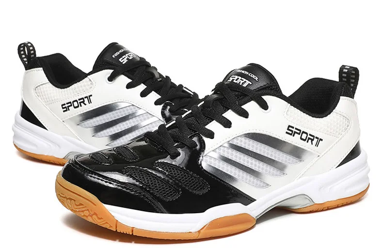 Men Badminton Shoes Table Tennis Shoes Volleyball Shoes Sport Sneakers Anti Skid Plus Big Size 47 48 49