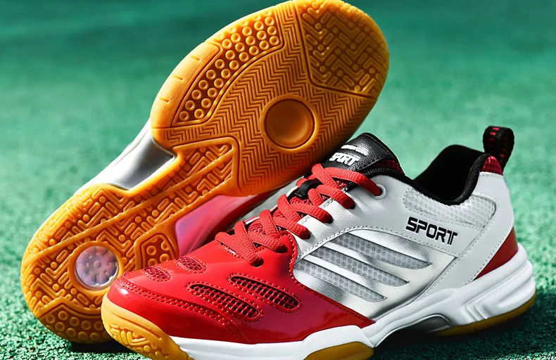 Men Badminton Shoes Table Tennis Shoes Volleyball Shoes Sport Sneakers Anti Skid Plus Big Size 47 48 49