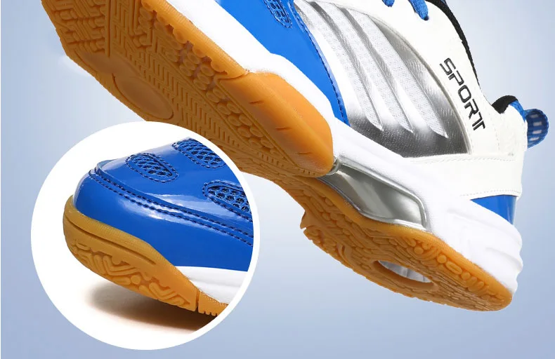 Men Badminton Shoes Table Tennis Shoes Volleyball Shoes Sport Sneakers Anti Skid Plus Big Size 47 48 49