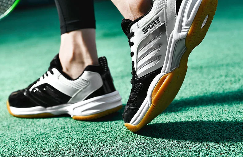 Men Badminton Shoes Table Tennis Shoes Volleyball Shoes Sport Sneakers Anti Skid Plus Big Size 47 48 49