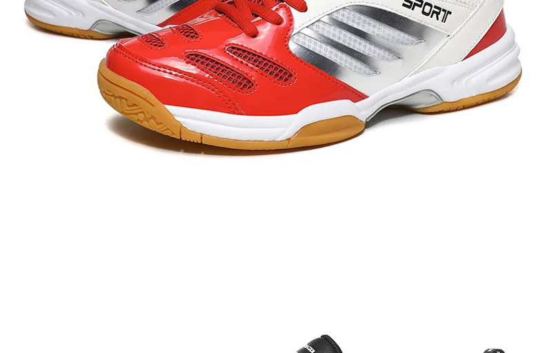 Men Badminton Shoes Table Tennis Shoes Volleyball Shoes Sport Sneakers Anti Skid Plus Big Size 47 48 49