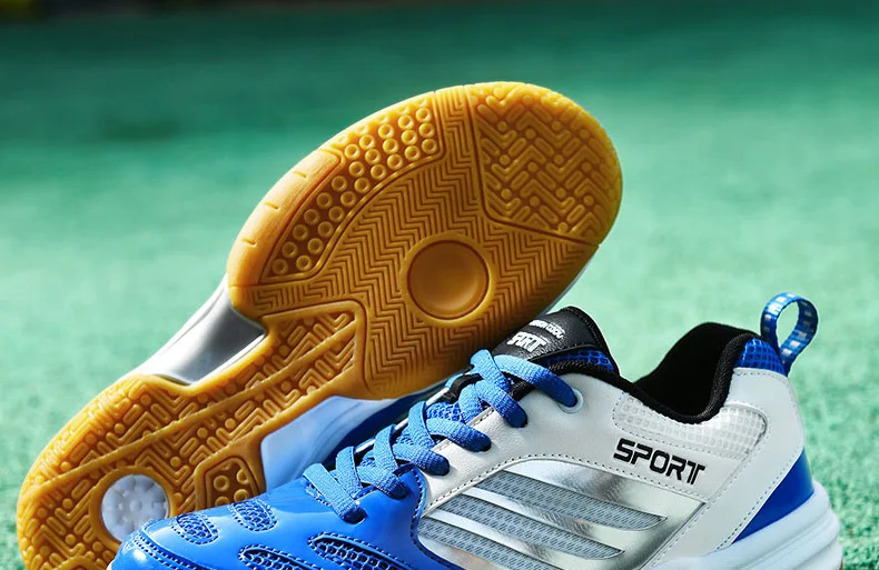 Men Badminton Shoes Table Tennis Shoes Volleyball Shoes Sport Sneakers Anti Skid Plus Big Size 47 48 49