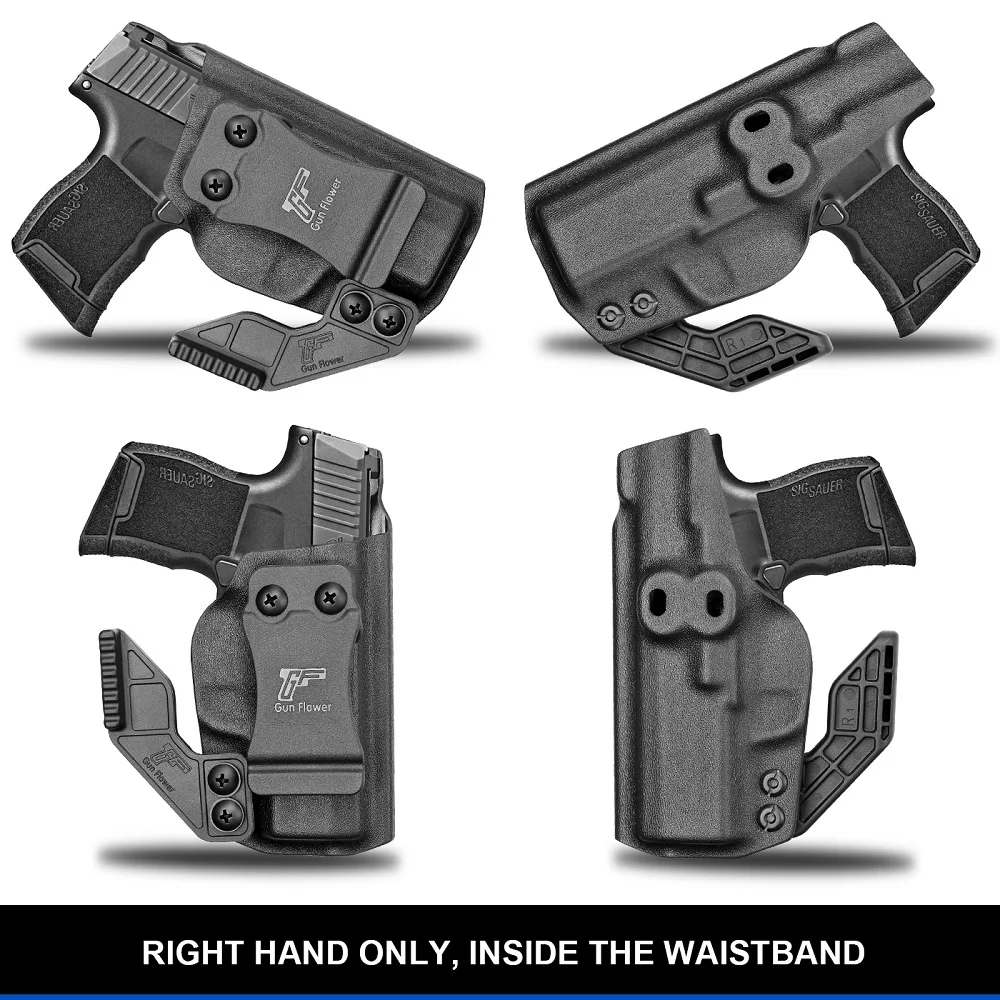 Fits For Sig Sauer P365/P365 SAS/P365 Micro IWB Kydex Holster with Holster Claw Right Hand Tactical Bags