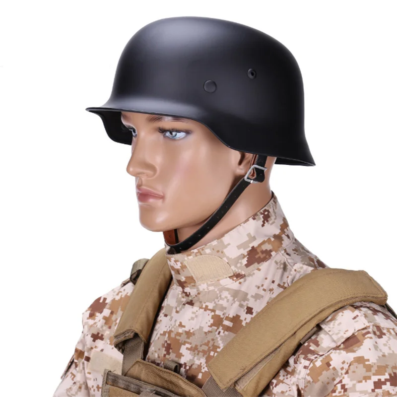 Tactical German M35 Helmet Steel Helmet Black Green Grey Airsoft Helmet Military Special Force Safety Equipment