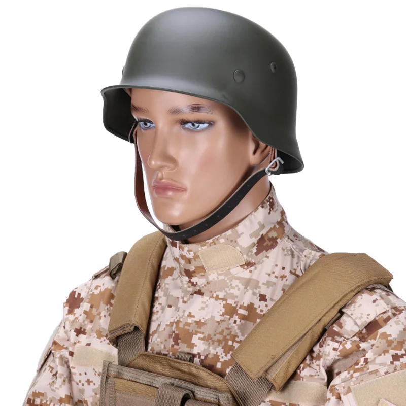 Tactical German M35 Helmet Steel Helmet Black Green Grey Airsoft Helmet Military Special Force Safety Equipment