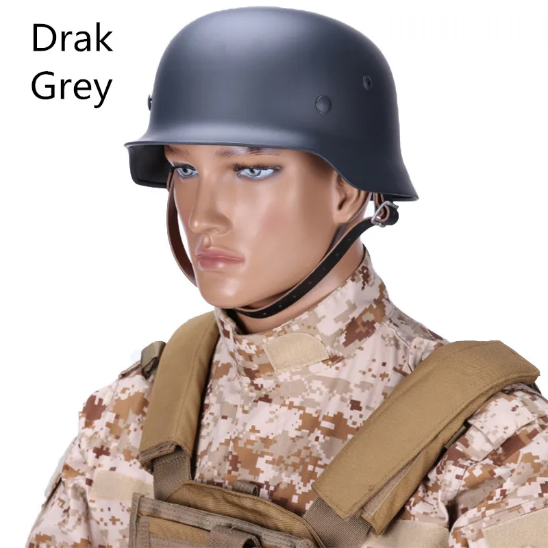 Tactical German M35 Helmet Steel Helmet Black Green Grey Airsoft Helmet Military Special Force Safety Equipment