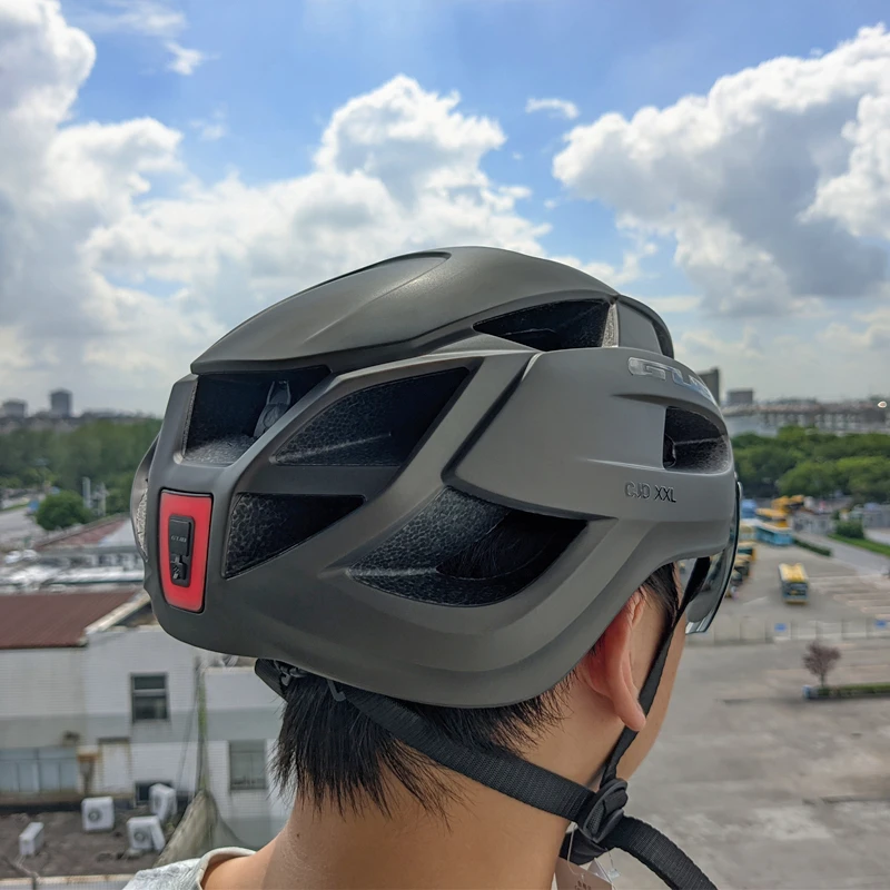 GUB Bicycle Helmet XXL 61-65 With Rechargeable LED Light Removable Len Cycling Road Ultralight Aero Safely Cap Capacete Ciclismo