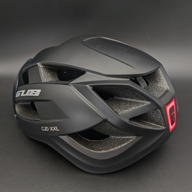GUB Bicycle Helmet XXL 61-65 With Rechargeable LED Light Removable Len Cycling Road Ultralight Aero Safely Cap Capacete Ciclismo