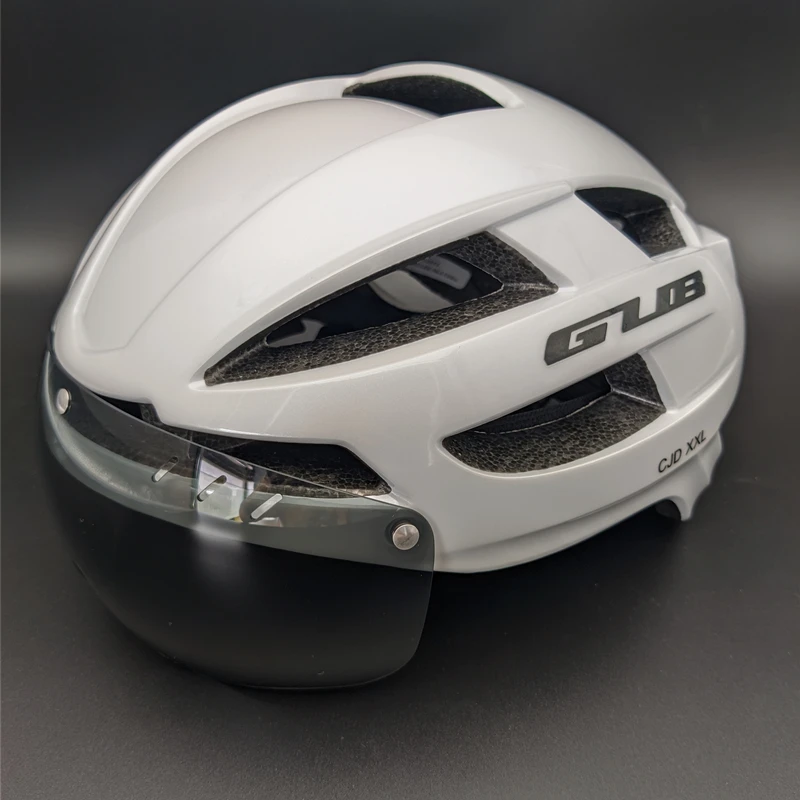 GUB Bicycle Helmet XXL 61-65 With Rechargeable LED Light Removable Len Cycling Road Ultralight Aero Safely Cap Capacete Ciclismo