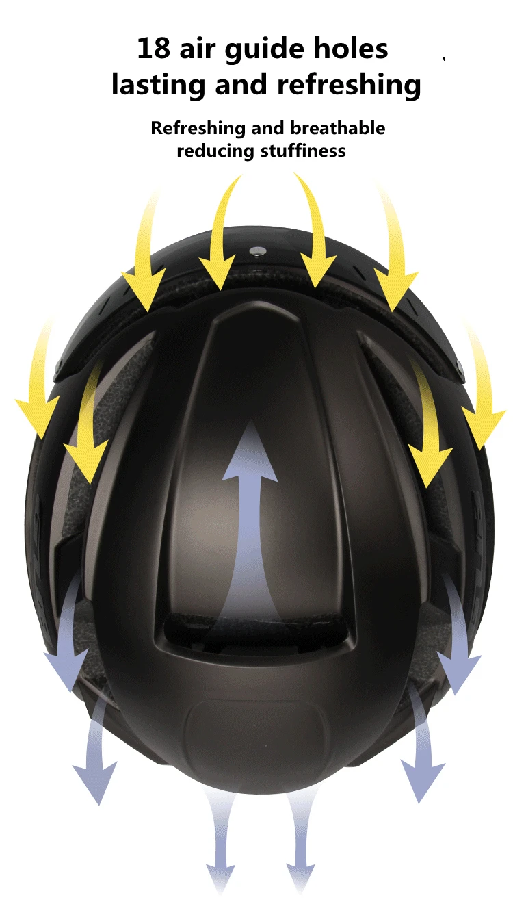 GUB Bicycle Helmet XXL 61-65 With Rechargeable LED Light Removable Len Cycling Road Ultralight Aero Safely Cap Capacete Ciclismo