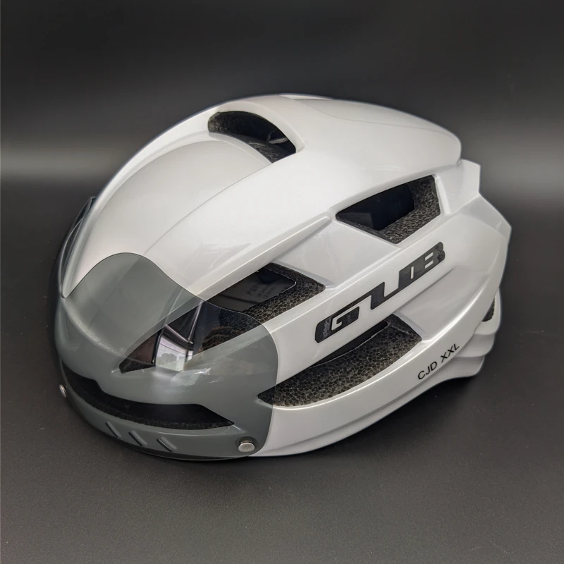 GUB Bicycle Helmet XXL 61-65 With Rechargeable LED Light Removable Len Cycling Road Ultralight Aero Safely Cap Capacete Ciclismo