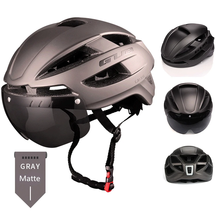 GUB Bicycle Helmet XXL 61-65 With Rechargeable LED Light Removable Len Cycling Road Ultralight Aero Safely Cap Capacete Ciclismo