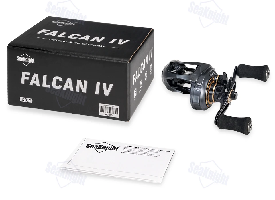 SeaKnight Brand FALCAN4 / IV Series Baitcasting Fishing Reel 7.3:1 8.1:1 Ultra-Linght 180g MAX Drag Power 15LB Long Casting Reel