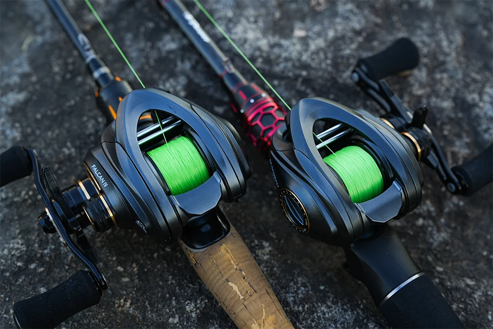 SeaKnight Brand FALCAN4 / IV Series Baitcasting Fishing Reel 7.3:1 8.1:1 Ultra-Linght 180g MAX Drag Power 15LB Long Casting Reel