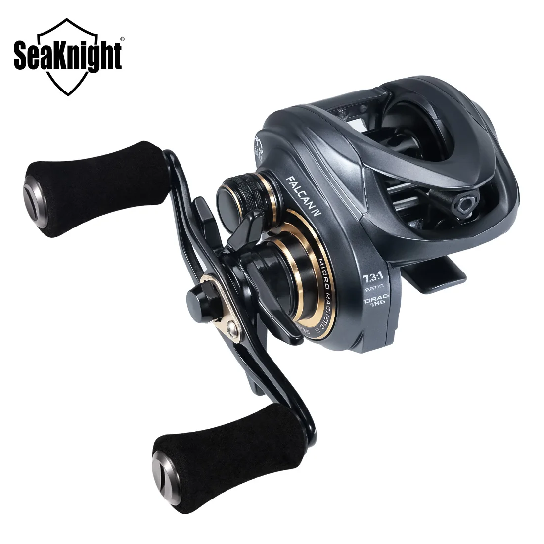 SeaKnight Brand FALCAN4 / IV Series Baitcasting Fishing Reel 7.3:1 8.1:1 Ultra-Linght 180g MAX Drag Power 15LB Long Casting Reel