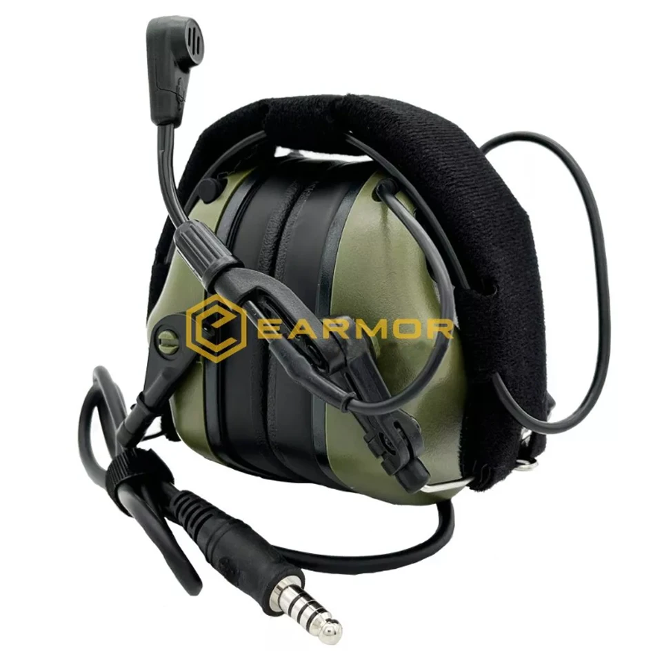 EARMOR M32 MOD4 Tactical Headset Anti Noise Headphones Aviation Communication Shooting Earphone