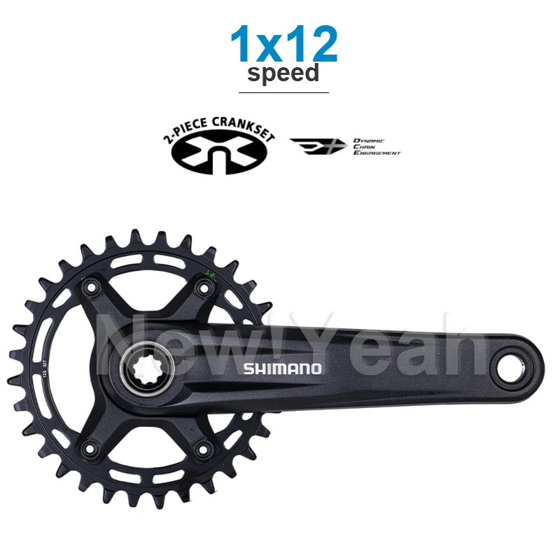 Shimano DEORE M6100 12speed Groupset FC-MT510 CRANKSET and SM-BB52 Bottom Bracket 68/73 mm Shell Width Origin