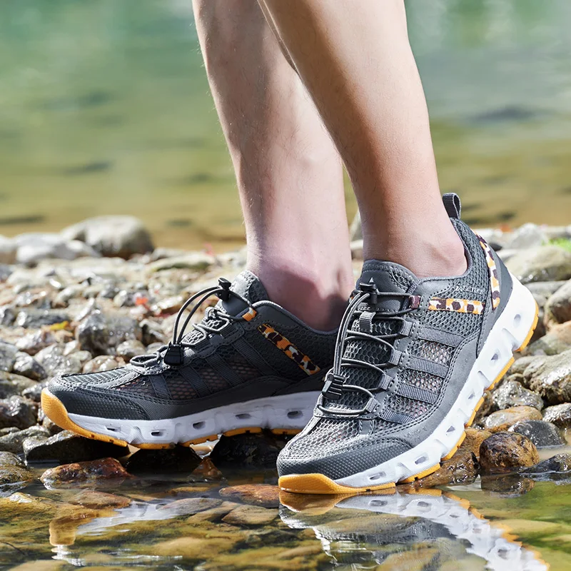 Summer Trekking Shoes Women Breathable Outdoor Shoes Hiking Sneakers Men For Couples Creek Shoes