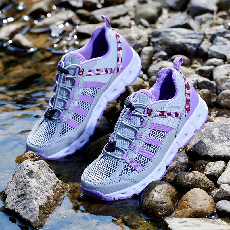 Summer Trekking Shoes Women Breathable Outdoor Shoes Hiking Sneakers Men For Couples Creek Shoes