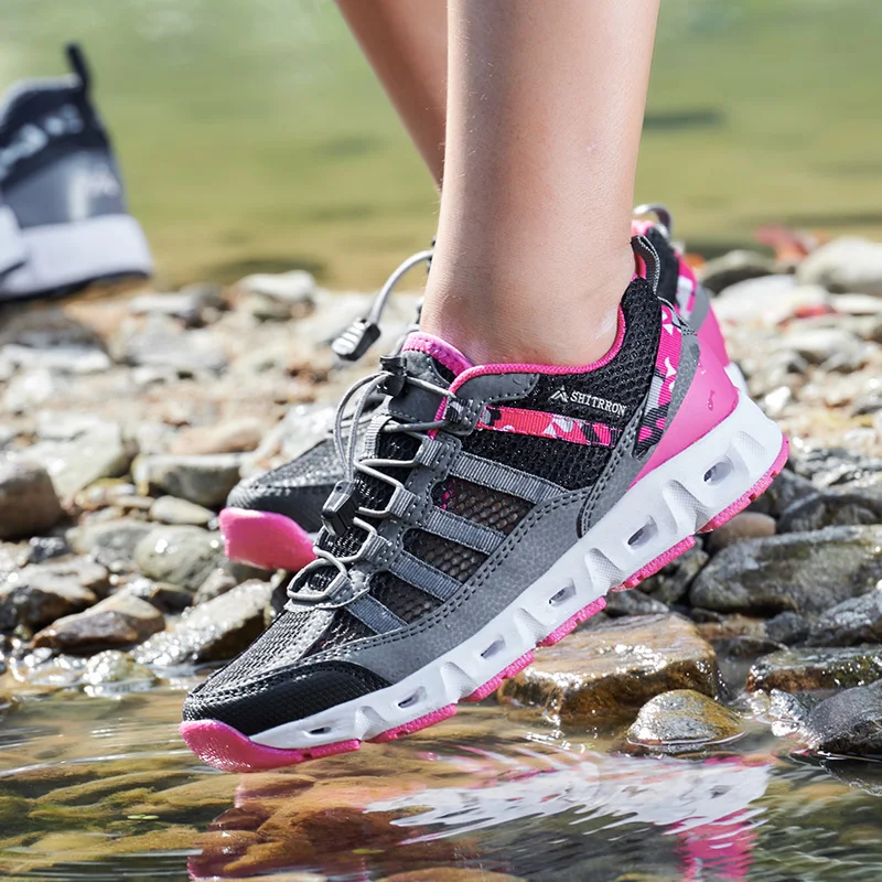 Summer Trekking Shoes Women Breathable Outdoor Shoes Hiking Sneakers Men For Couples Creek Shoes