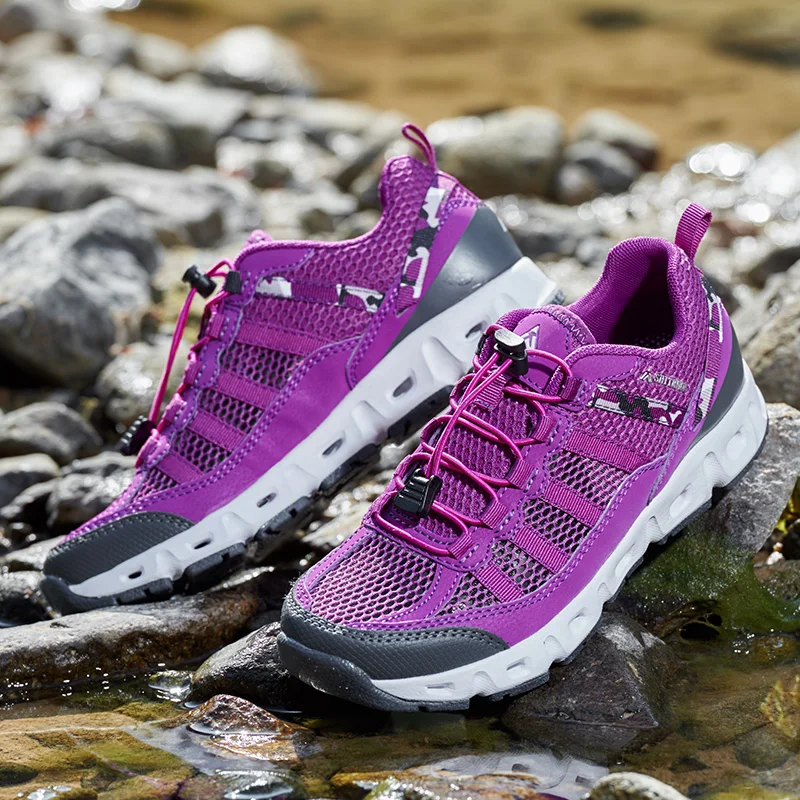 Summer Trekking Shoes Women Breathable Outdoor Shoes Hiking Sneakers Men For Couples Creek Shoes
