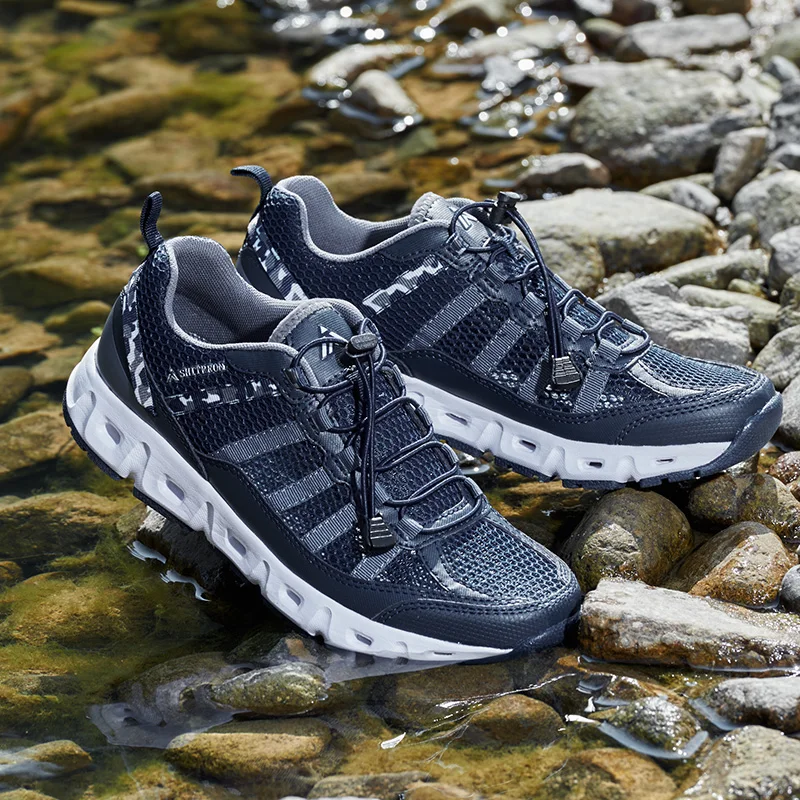 Summer Trekking Shoes Women Breathable Outdoor Shoes Hiking Sneakers Men For Couples Creek Shoes