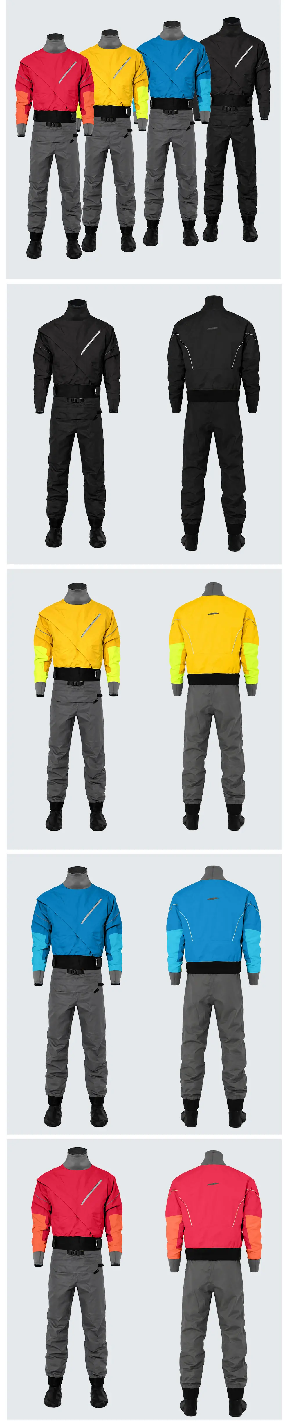 Men's Kayak Drysuit Surfing Kayaking Rafting Swiming Stand Up Paddle Dry Suit Waterproof Breathable Multiple Color