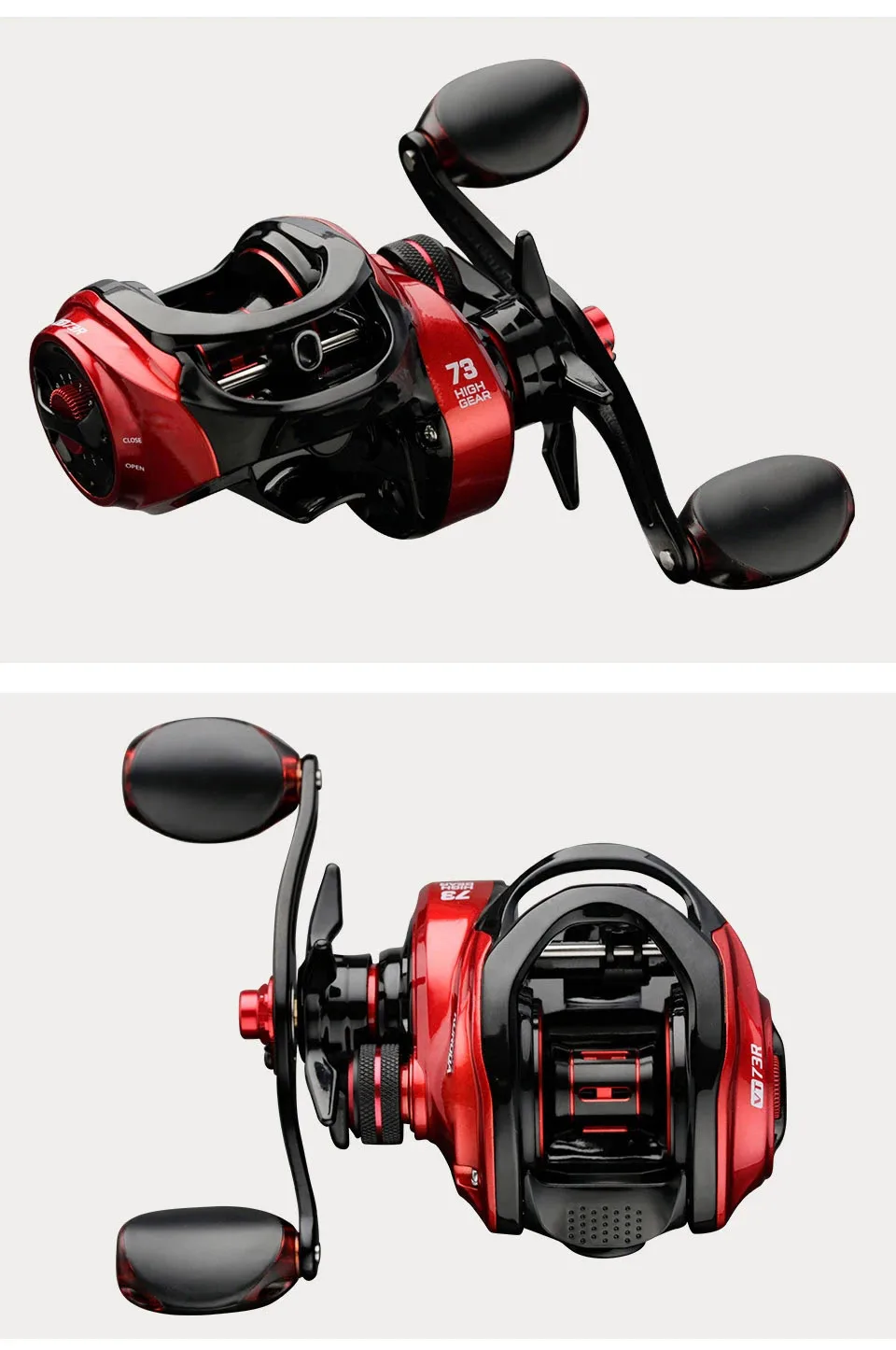 Baitcasting Fishing Reels Max Drag 8kg Ultra Light Casting Reel Fishing Reel for Bass Pike Fishing Tackle